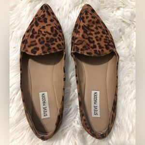 Steve Madden cheetah print flats